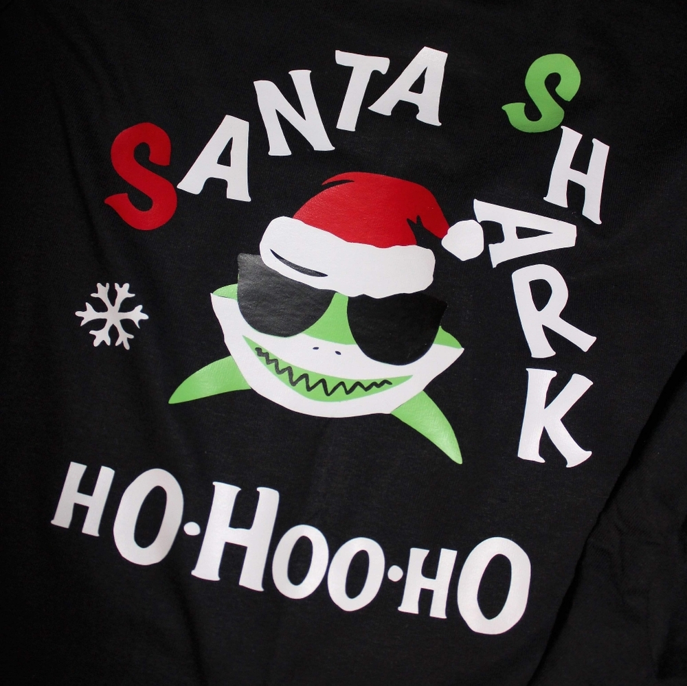 Santa Shark long sleeve shirt